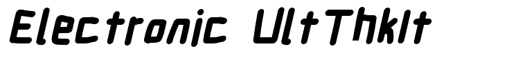 Electronic UltThkIt