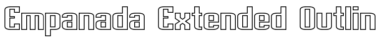 Empanada Extended Outline Regular