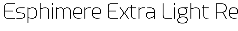 Esphimere Extra Light Regular
