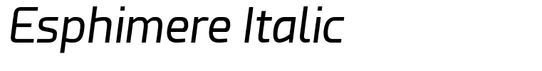 Esphimere Italic