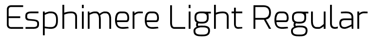 Esphimere Light Regular