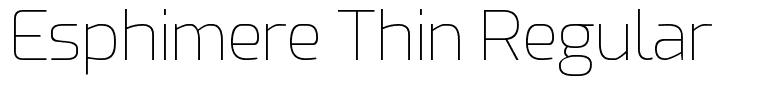 Esphimere Thin Regular