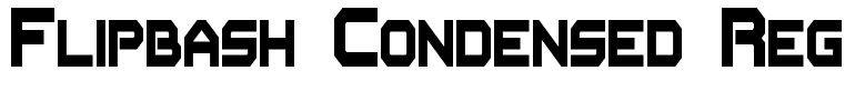 Flipbash Condensed Regular