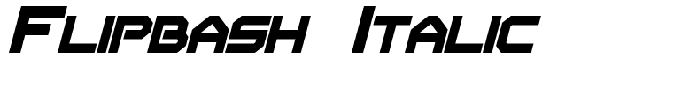 Flipbash Italic