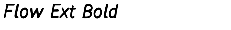 Flow Ext Bold
