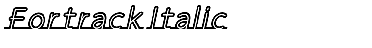 Fortrack Italic