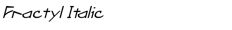 Fractyl Italic