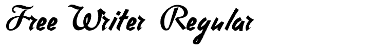 Free Writer Regular