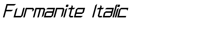 Furmanite Italic