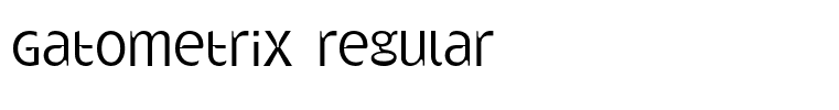 Gatometrix Regular