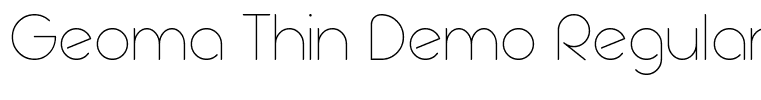Geoma Thin Demo Regular
