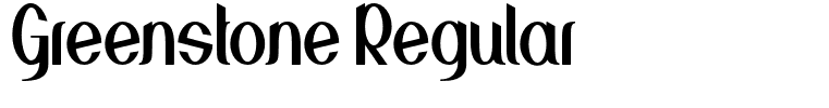 Greenstone Regular