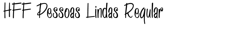 HFF Pessoas Lindas Regular