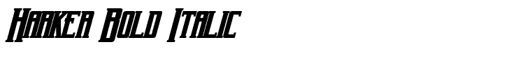 Harker Bold Italic