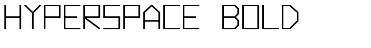 Hyperspace Bold