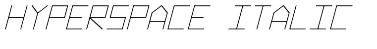 Hyperspace Italic