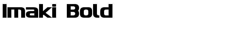 Imaki Bold