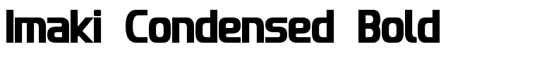 Imaki Condensed Bold