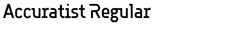 Accuratist Regular