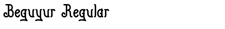 Beguyur Regular