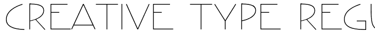 Creative Type Regular