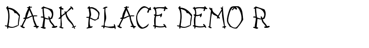 DARK PLACE DEMO Regular