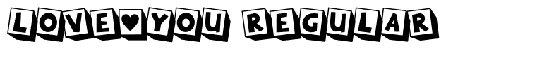 LOVE-YOU Regular
