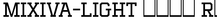 MIXIVA-LIGHT demo Regular