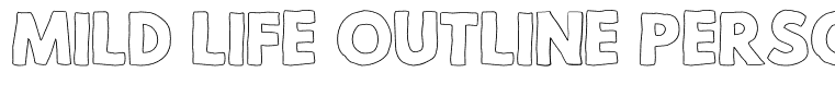 Mild Life Outline Personal Use Outline