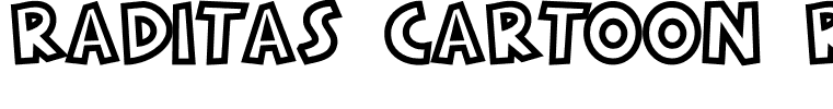 RADITAS CARTOON Regular