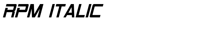 RPM Italic
