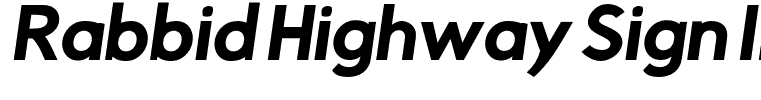 Rabbid Highway Sign II Obl