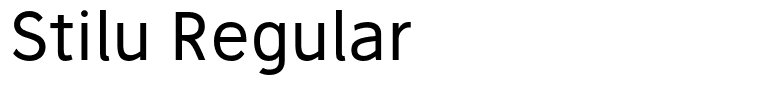 Stilu Regular