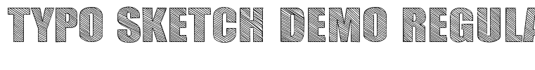 TYPO SKETCH DEMO Regular