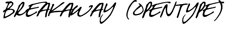 Breakaway (OpenType)