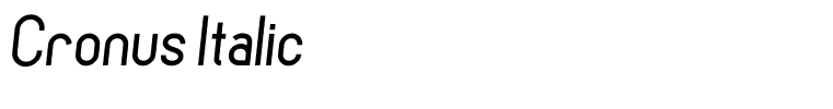 Cronus Italic