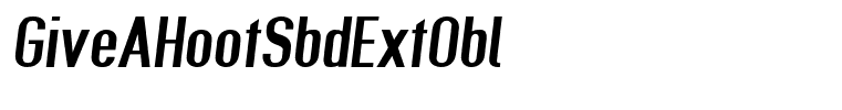 GiveAHootSbdExtObl