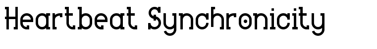 Heartbeat Synchronicity