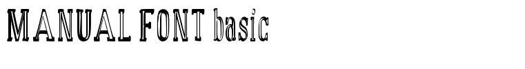 MANUAL FONT basic demo