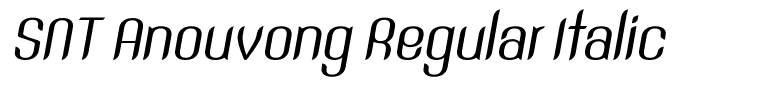 SNT Anouvong Regular Italic