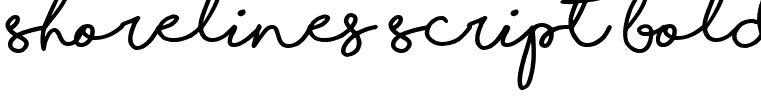 Shorelines Script Bold