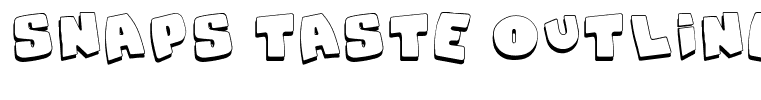 Snaps Taste Outline