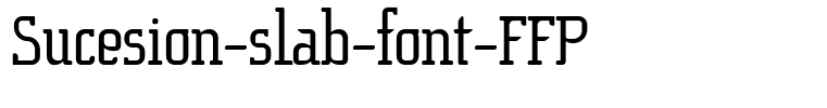 Sucesion-slab-font-FFP