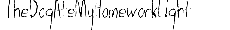 TheDogAteMyHomeworkLight