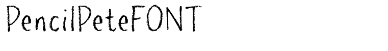 PencilPeteFONT