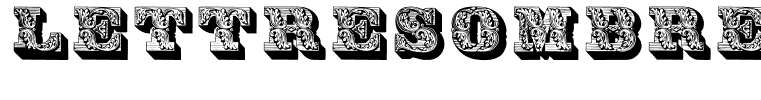 Lettresombreesornees