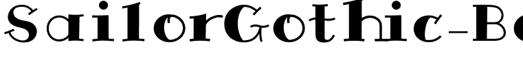 SailorGothic-Bold