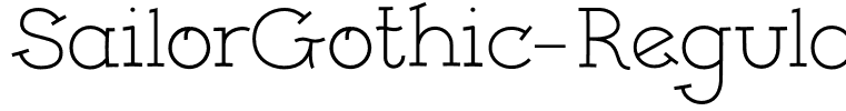 SailorGothic-Regular