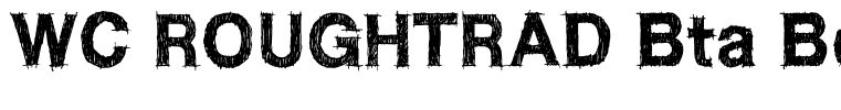 WC ROUGHTRAD Bta Bold