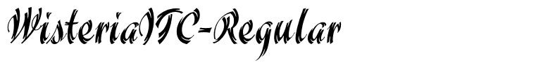 WisteriaITC-Regular